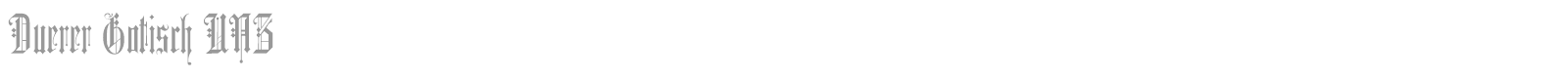 Duerer Gotisch font preview